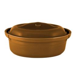 TERRINE AVEC COUVERCLE 36CM - COGNAC