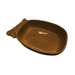 TERRINE MOTIF BECASSE (couleur : COGNAC) - COGNAC