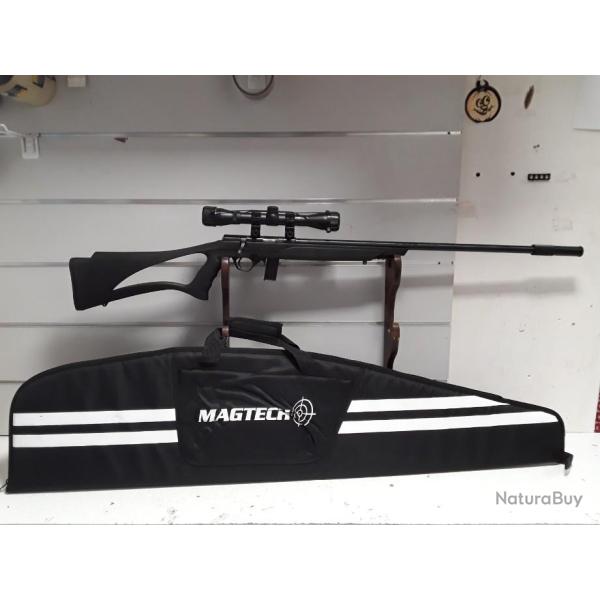 PACK ROSSI 8122 TACTICAL SYNTHTIQUE NOIR 22LR AVEC LUNETTE, SILENCIEUX ET FOURREAU