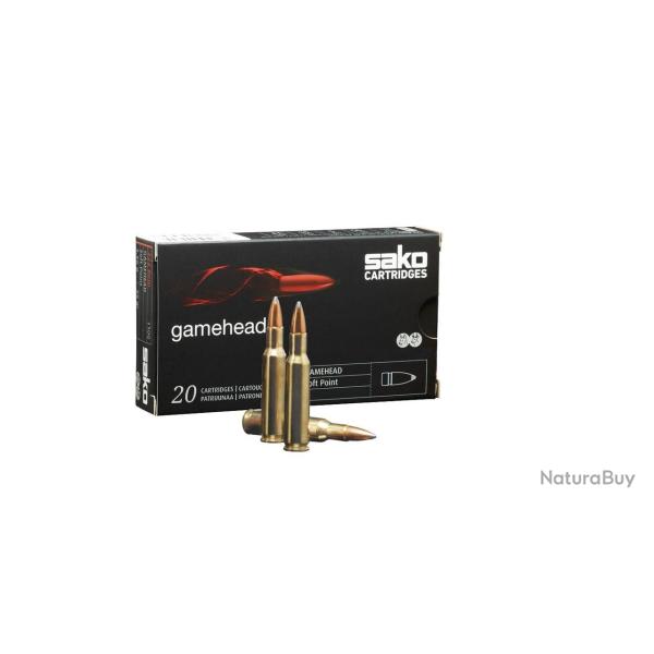 Munitions SAKO calibre 30-06 Gamehead 150gr - 9.7g x20
