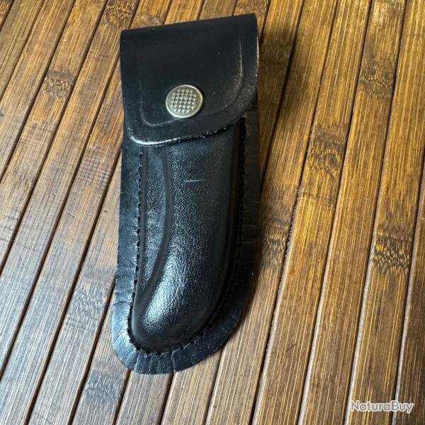 TUIS DE CEINTURE EN CUIR POUR COUTEAU DE BERGER CORSE OU SIMILAIRE NEUF