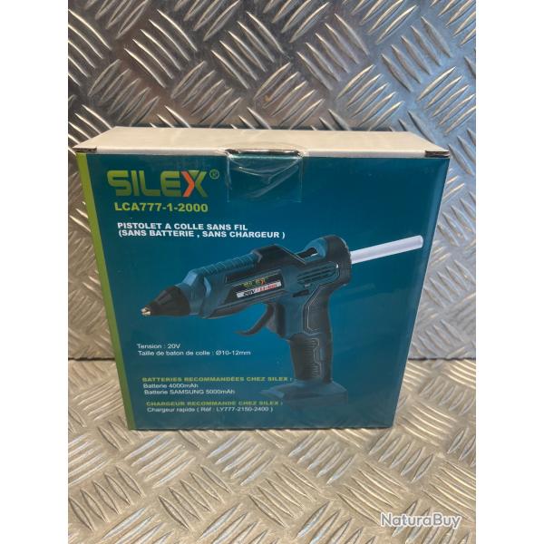 Silex pistolet tube colle silicone sans fil batterie lithium lca777-1-200 20V 1 neuf