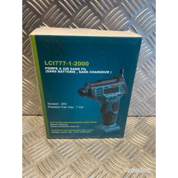 Silex gonfleur de pneus de voiture pompe air souffleur batterie au Lithium 20v neuf
