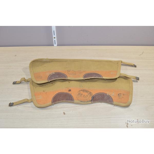 paire de Gutres Anglaise GB Militaire 1939/1945 Canada WW2 1943 Equipement (16)