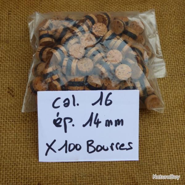 Bourres grasses cal. 16 de bonne qualit, quantit 100