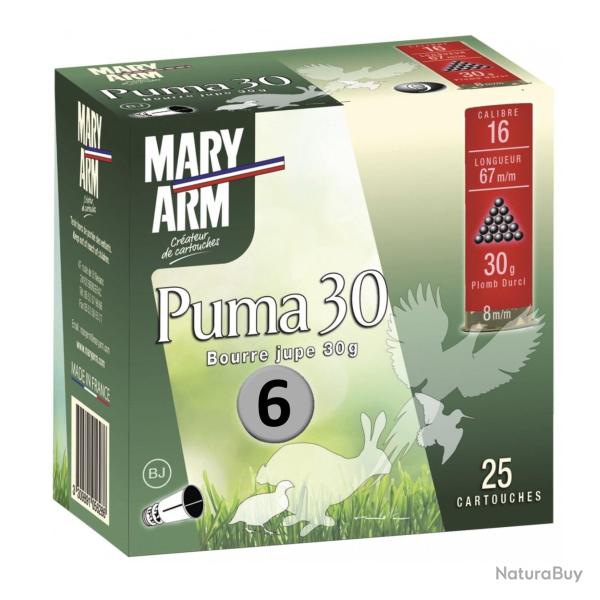Cartouche Mary Arm PUMA 30 Cal. 16 - BJ PB n6 x25