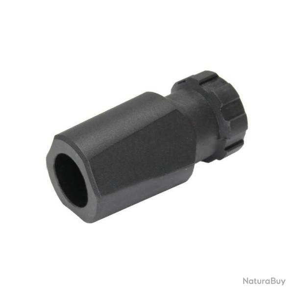 Cache Flamme Polymere 14mm- (ACM) Noir