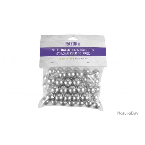 Bille Acier Razor Gun 12,7 mm Pour Lance Pierre