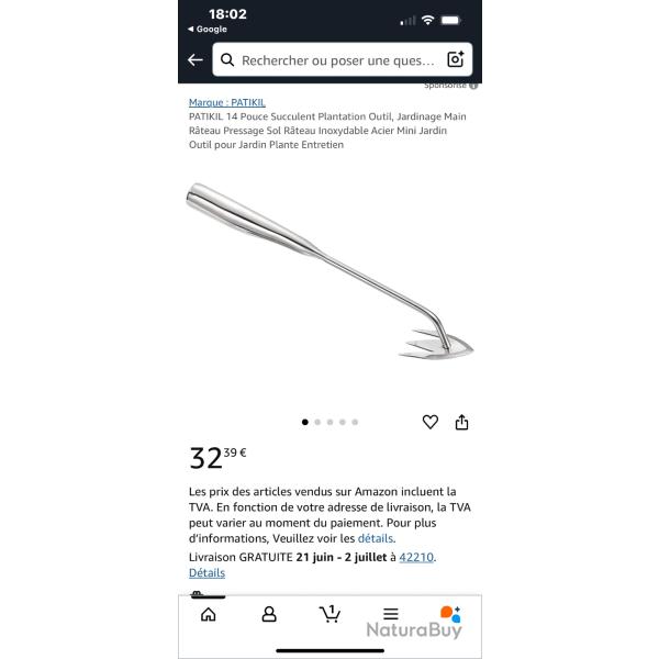 2 Rateaux de jardinage