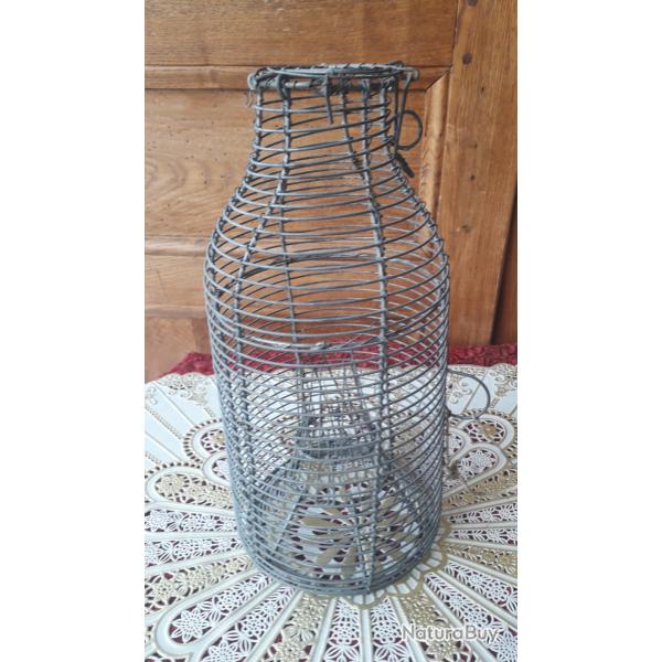 NASSE A POISSONS CREVISSES FIL DE FER ARTICLE DE PCHE ANCIEN VINTAGE ART DCO