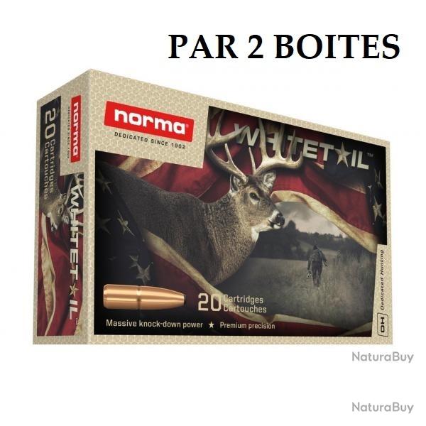 2 Boites de Balles Norma 30-06 Whitetail 180gr