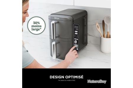NINJA DOUBLE STACK XL Air Fryer Friteuse sans huile 9,5L, Verticale, 2