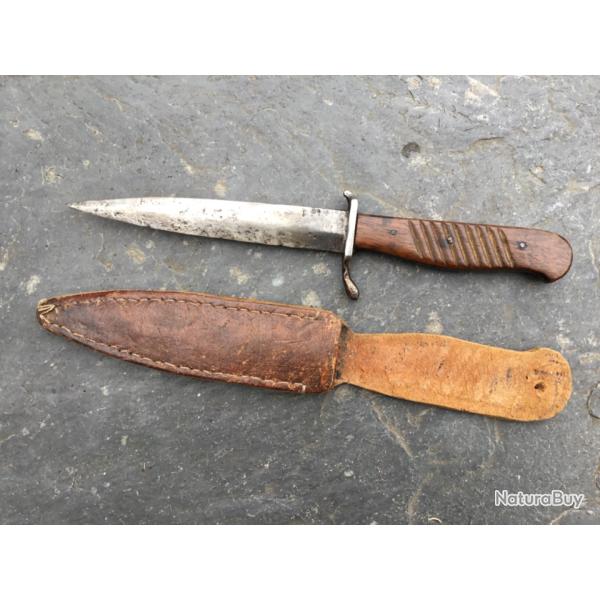 Superbe couteau de bottes Allemand WW2