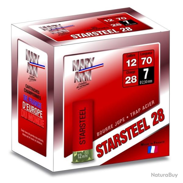 Lot 6 botes Mary Arm STARSTEEL 28 BJ Acier n7 - 12/70 - Neuf