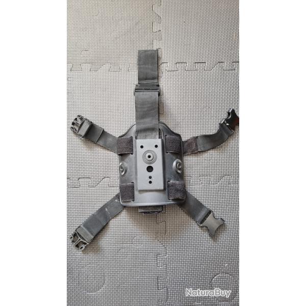 Plaque de cuisse - porte holster/chageur