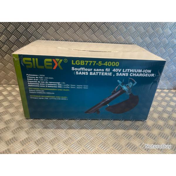 Silex aspirateur feuilles sans fil ventilateur haute vitesse poussi�re jardin voiture 2x 20v