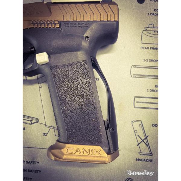 Grip custom "Mod11" NOIR Canik TTI / METE / RIVAL