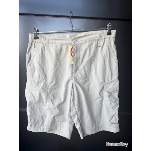 short femme beige lafuma taille 42 d�stockage chasse ench�re