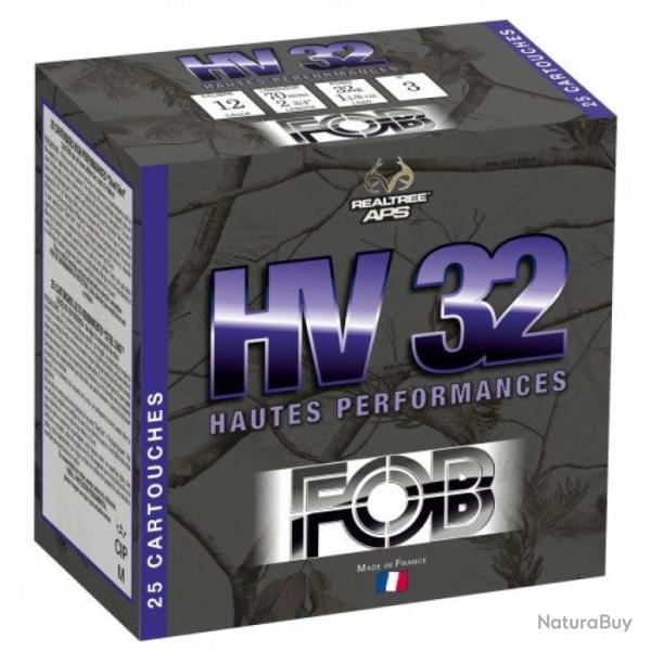 Cartouches de billes d'acier FOB HV 32 HP - Cal.12/70 - 3A / Par 1 / 32 g