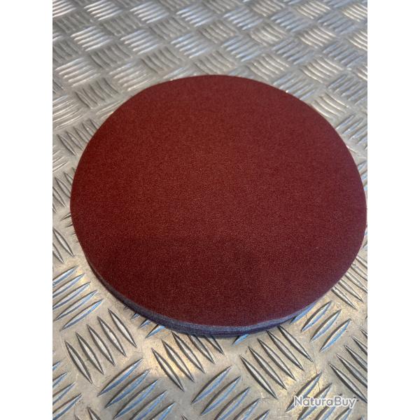 25 disques velcro 225mm abrasif sans trou grain 80 girafe ponce pon�age bois m�tal