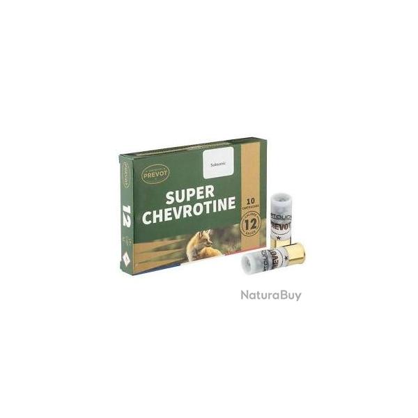 Cartouches PREVOT 12/67 Super Chevrotine Subsonic 12gr x10