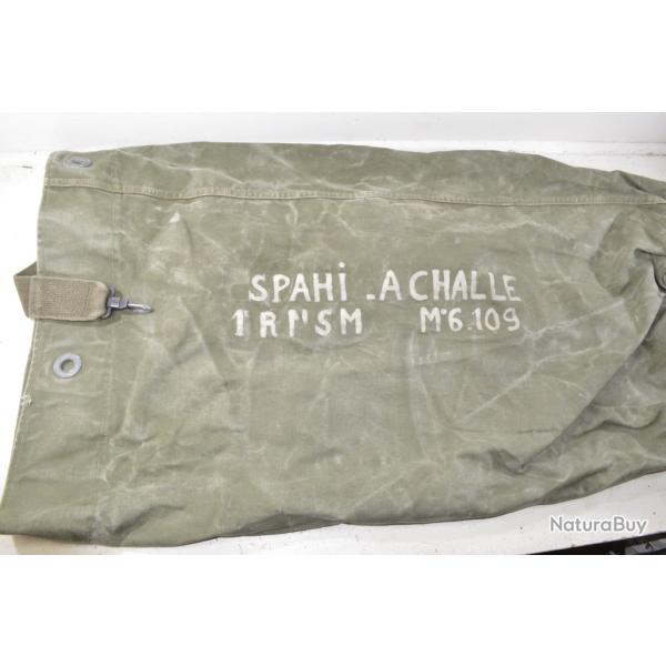 Sac marin / paco US ARMY, utilisation 1 R�giment de Spahis Marocain RNSM Lib�ration / Indochine