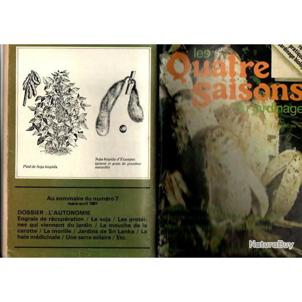 les quatre saisons du jardinage  bimestriel 6 janvier f�vrier 1981