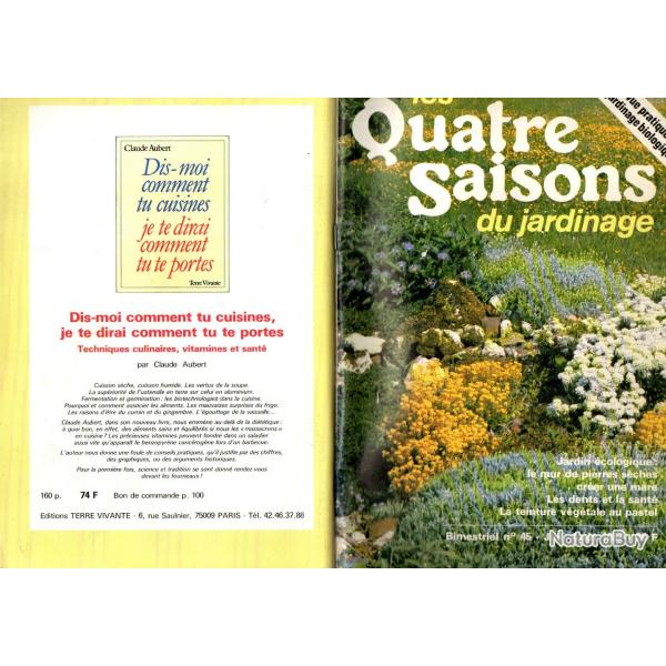 les quatre saisons du jardinage  bimestriel 45 juillet aout 1987