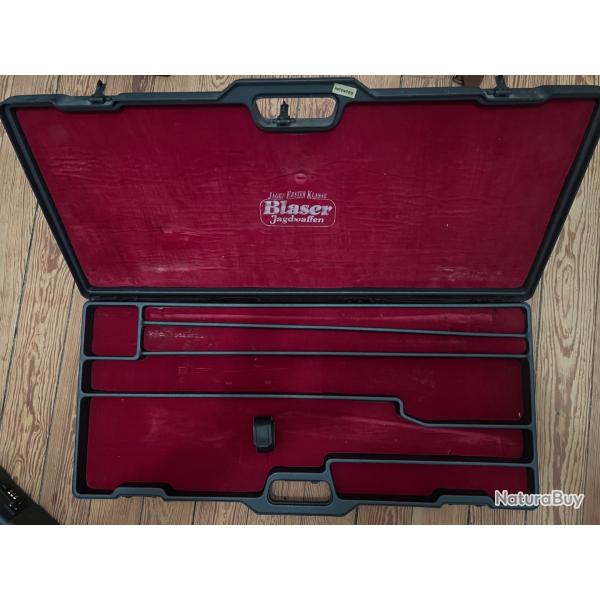 Mallette vintage Blaser pour deux canons.