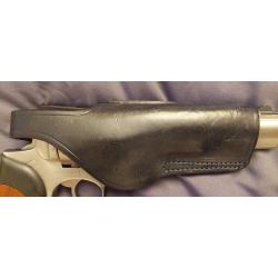 Holster pour revolver en cuir noir uniquement