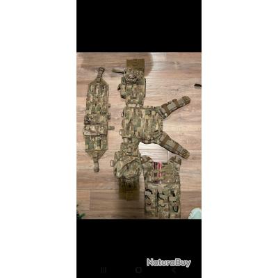 Veste Tactique Frog Pro Multicam - Taille M - Porte-plaque, Pour Chasse Ou Militaire