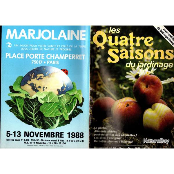 les quatre saisons du jardinage  bimestriel 52 septembre octobre 1988