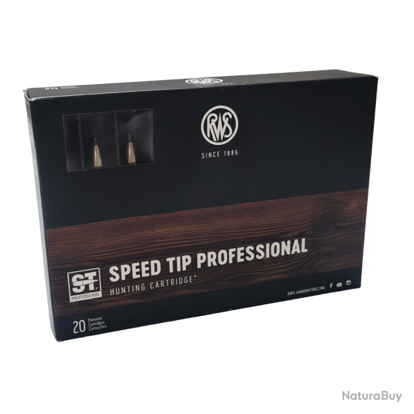Boite de munition 7x64 RWS Speed Tip professional 9.7g 150gr x20