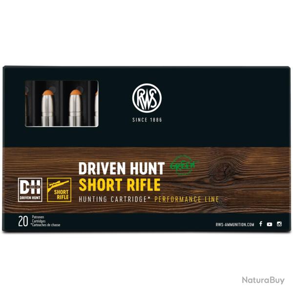 .308 Win. Driven Hunt Short Rifle 9,7g/150grs. (Calibre: .308 Win.)