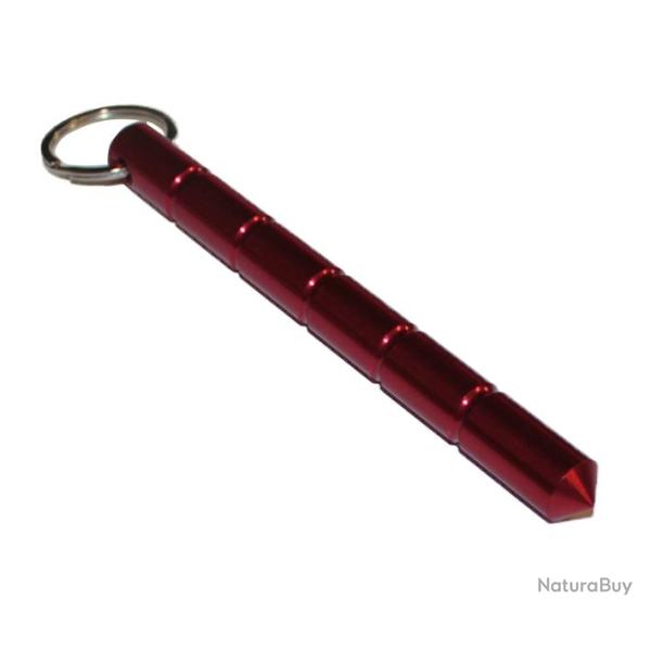 Kubotan M�tal rond Rouge