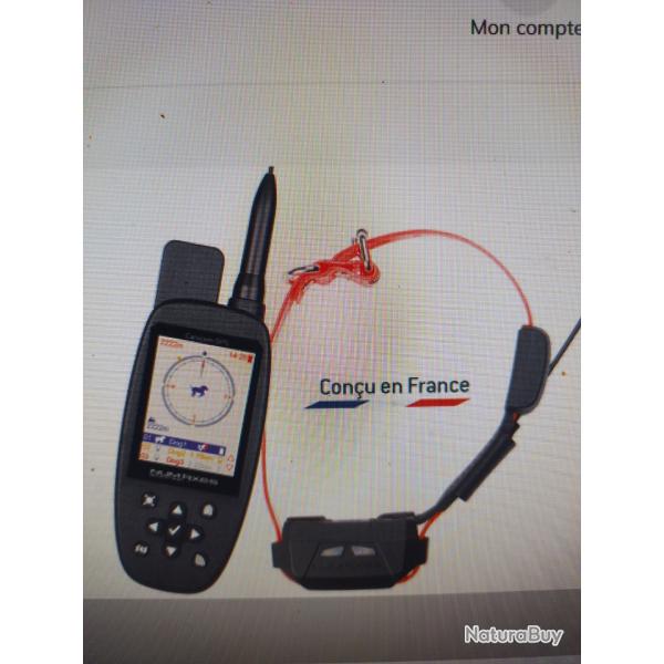 Ensemble de localisation canicom gps mini avec stimulation