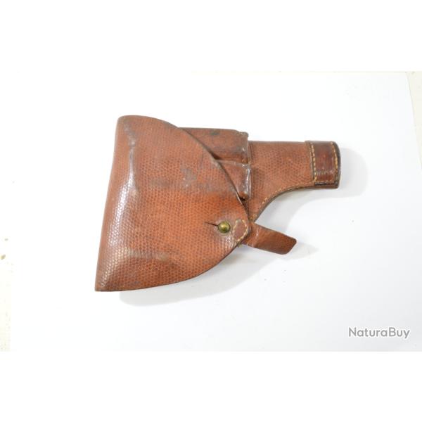 Etui holster cuir pour pistolet Su�dois Husqvarna M1907 Su�de.