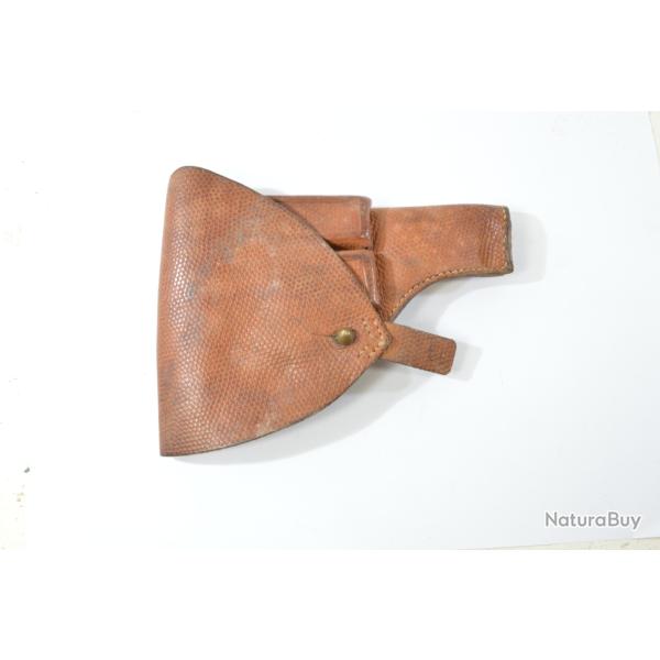 Etui holster cuir pour pistolet Su�dois Husqvarna / Browning M1907 Su�de.