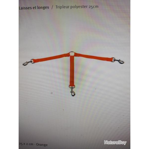 Tripleur polyester 25cm Pro hunt ligne Verney Carron