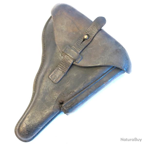 Etui cuir Luger P08 original Schambach Berlin 1939 ref et 99