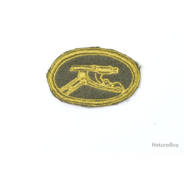 Copie / repro insigne patch attribut mitrailleur allemand premi�re guerre mondiale. MG 08-15 MG08