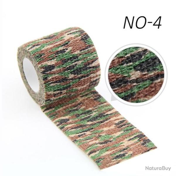 Ruban camouflage auto-adh�sif - 5cm x 450cm - camouflage 4