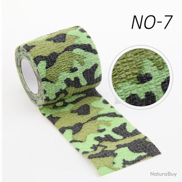 Ruban camouflage auto-adh�sif - 5cm x 450cm - camouflage 7
