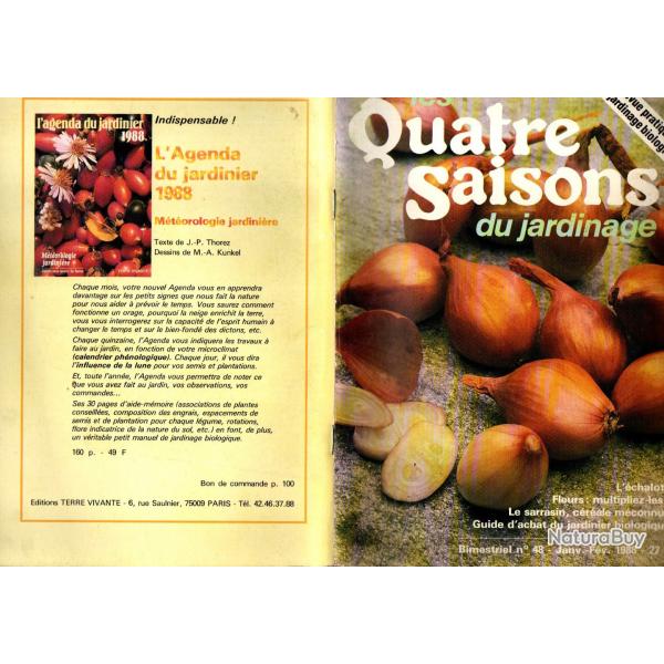 les quatre saisons du jardinage  bimestriel 48 janvier f�vrier 1988
