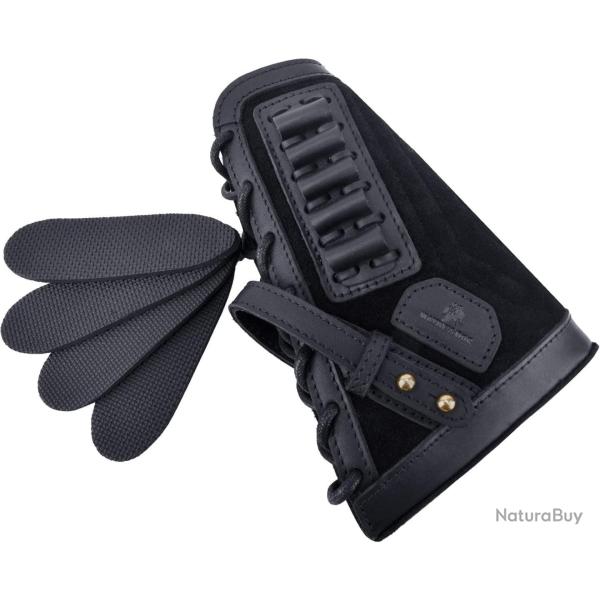 Sabot amortisseur avec cartouchi�re .357 30-30 + 4 inserts - gaucher - noir - LIVRAISON GRATUITE