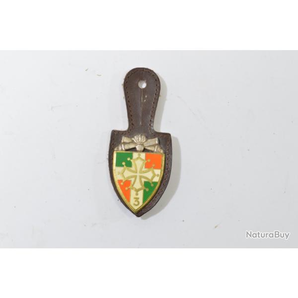 Insigne 3e Rgiment d'Artillerie, 3 RA, G1340, dos lisse DRAGO