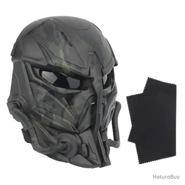 Masque complet Chastener II SINAIRSOFT - Multicam noir