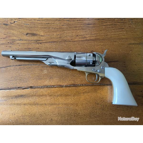 Rplique Pietta 1860 Army Old Silver White Cal 44