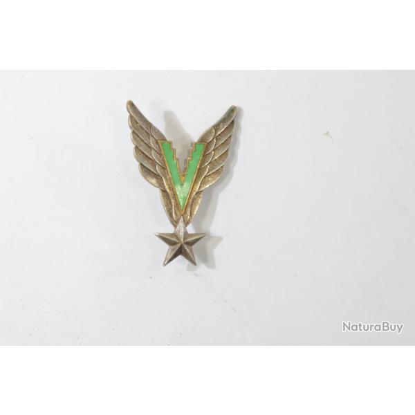 Insigne Groupe d'Aviation Lgre Divisionnaire N 4 GALD, Courtois Paris G2165, mail vert clair