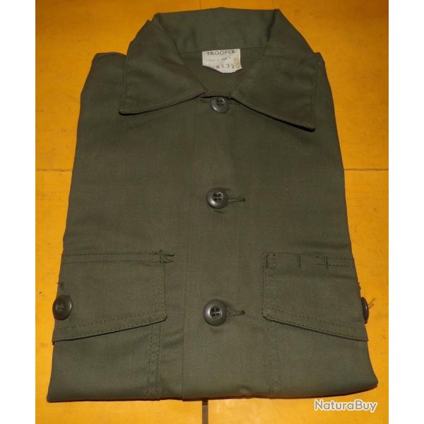 ARMEE AMERICAINE U.S : CHEMISE EN MATIERE COTON ET POLYESTER ,TAILLE U.S 14 1/2 X 32 SOIT EN TAILLE